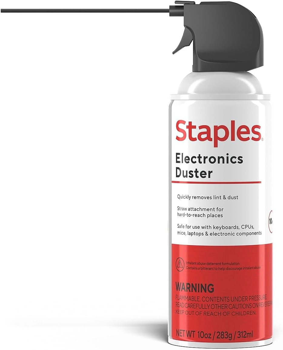 Staples Electronics Air Duster, 10 Oz. (SPL10ENFR-1)