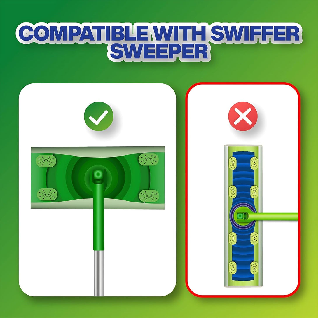 40-Count Disposable Dry Sweeping Cloths for Swiffer Sweeper – Thicker & More Absorbent