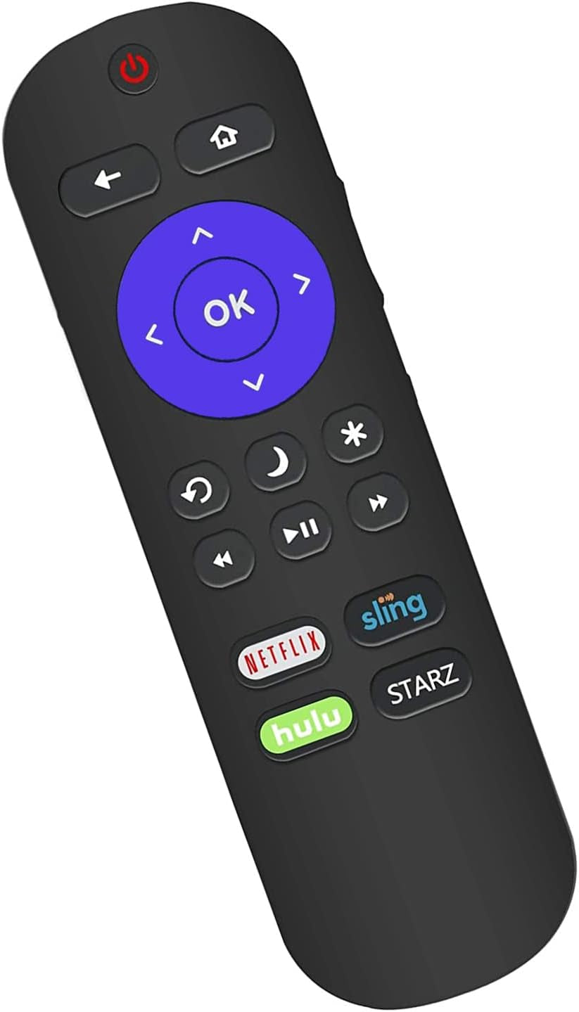 Remote Control Fit for All Sharp Roku TV LC-32LB591U LC-32LB481U LC-43LB481C LC-43LB481U LC-43LBU591U LC-43LB601U LC-50LB601U LC-50LBU591U LC-55LBU591U LC-65LBU591U