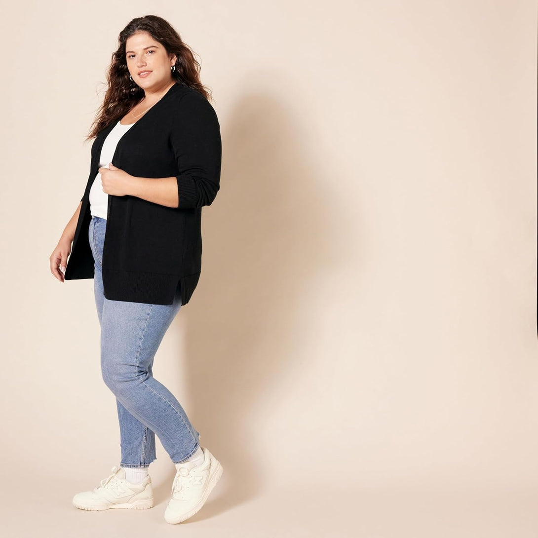 Amazon Essentials Women'S Lightweight Open-Front Cardigan Sweater (Available in plus Size)