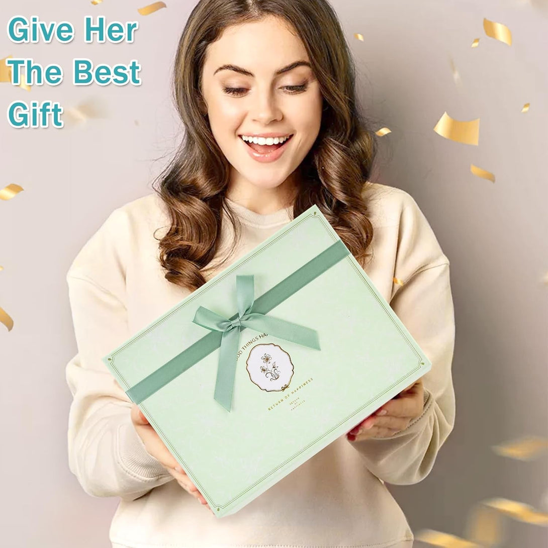 Birthday Gifts for Women, Mother'S Day Gift Basket, Ocean Relaxing Spa Gifts Basket Care Package / Luxury Coral Towel, Unique Self Care Gifts Get Well Soon Gifts Idea for Mom Her Friends Sister Wife
