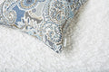 Pack of 2 Decorative Pillow Covers Throw Pillow Cases,Paisley Pattern,18X18 Inches,Blue Brown Cream Multicolor