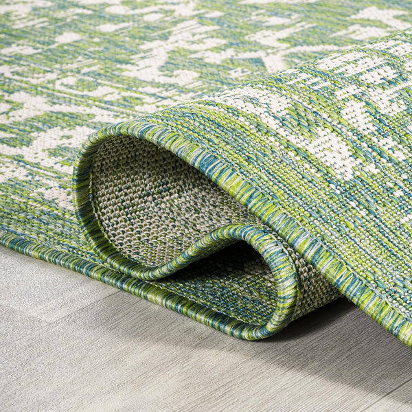 JONATHAN Y SMB104F-8 Malta Bohemian Medallion Textured Weave Indoor Outdoor Area-Rug, Coastal Traditional Transitional