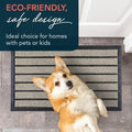 Ubdyo Extra Durable Door Mat - Dirt Trapping Outdoor Welcome Mats - Non-Slip Outdoor Indoor Entrance - Low Profile Front Doormat (30" X 17",