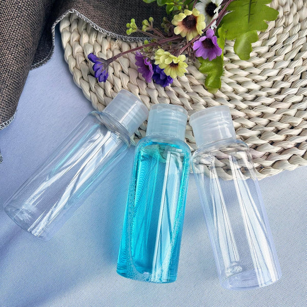 5 Pack 3.4Oz Empty Plastic Travel Bottles for Toiletries TSA Approved Leak Proof Squeezable Travel Size Containers Travel Essentials Accessories,