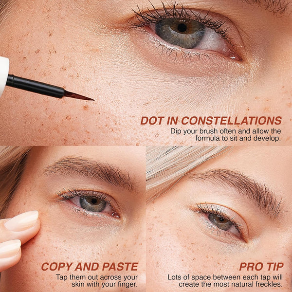 Freck OG Freckle Pen Mini 1.35ml Travel Size | Buildable Faux Freckles Makeup, Natural Sun-Kissed Finish, Long-Lasting | Clean, Vegan Formula,