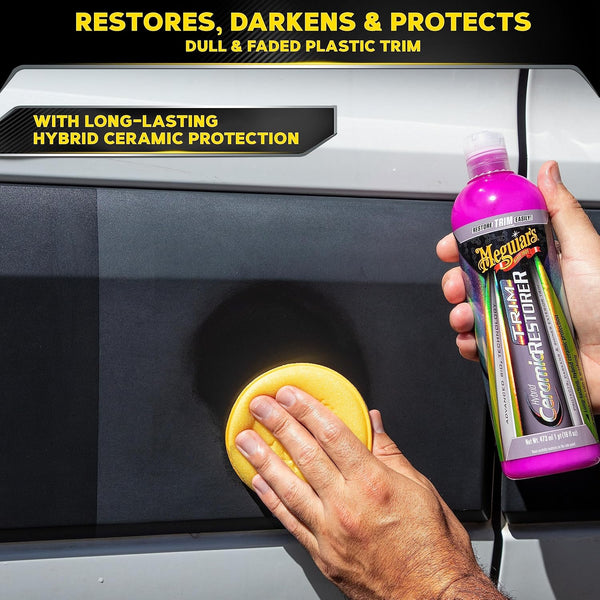 Meguiar'S Hybrid Ceramic Trim Restorer, Car Trim Plastic Restorer - 16 Oz Bottle