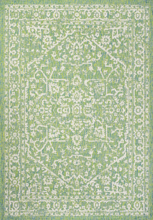 JONATHAN Y SMB104F-8 Malta Bohemian Medallion Textured Weave Indoor Outdoor Area-Rug, Coastal Traditional Transitional