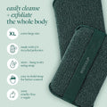 Ecotools XL Body Buffer, Exfoliating Body Scrubber, Large Sponge for Whole Body Cleansing, Quickly Remove Dry Skin, Eco-Friendly Bath Accessory