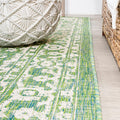 JONATHAN Y SMB104F-8 Malta Bohemian Medallion Textured Weave Indoor Outdoor Area-Rug, Coastal Traditional Transitional
