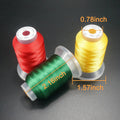 New Brothread 40 Brother Colors Polyester Embroidery Machine Thread Kit 500M (550Y) Each Spool for Brother Babylock Janome Singer Pfaff Husqvarna