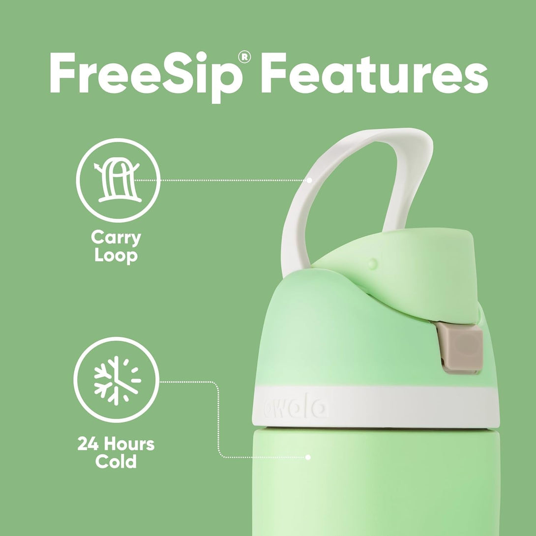 Owala Star Wars Freesip Insulated Stainless Steel Water Bottle with Straw for Sports and Travel, Bpa-Free Sports Water Bottle, 24 Oz, Stronger than You Think