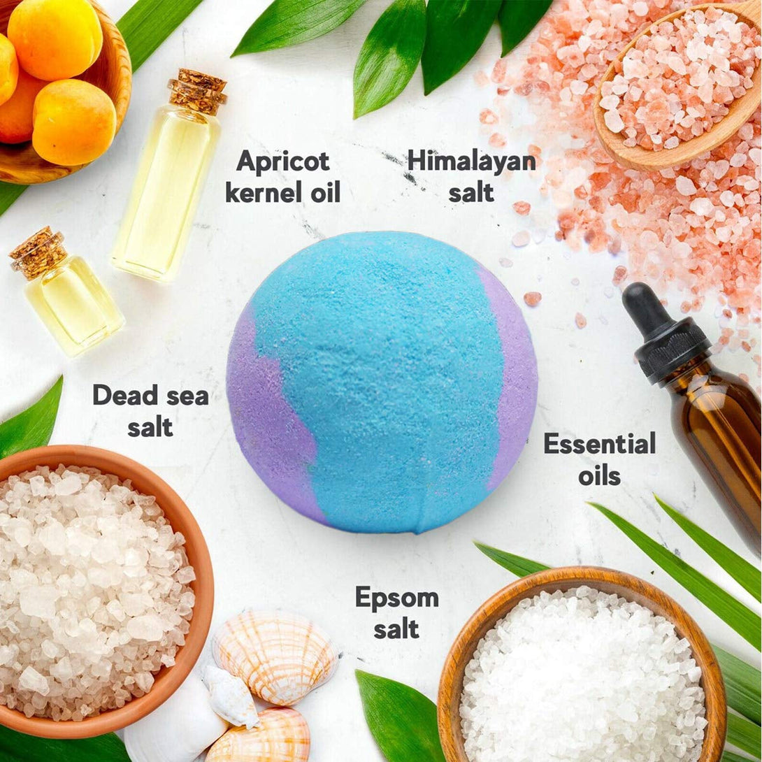 3.5 Oz XL Bath Bombs for Kids with Puppy Toys inside Kids Bath Bombs Organic Bubble Bath Fizzies Colorful Bomb 12 Pcs Set Birthday/Christmas Surprise Gift for Girls & Boys