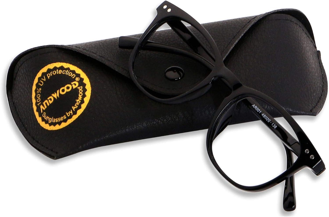 ANDWOOD Blue Light Blocking Glasses Women Men Computer Small Face Clear Bluelight Blocker Eyeglasses Frame