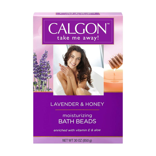 Calgon Ultra-Moisturizing Bath Beads, Lavender & Honey, 30 Oz