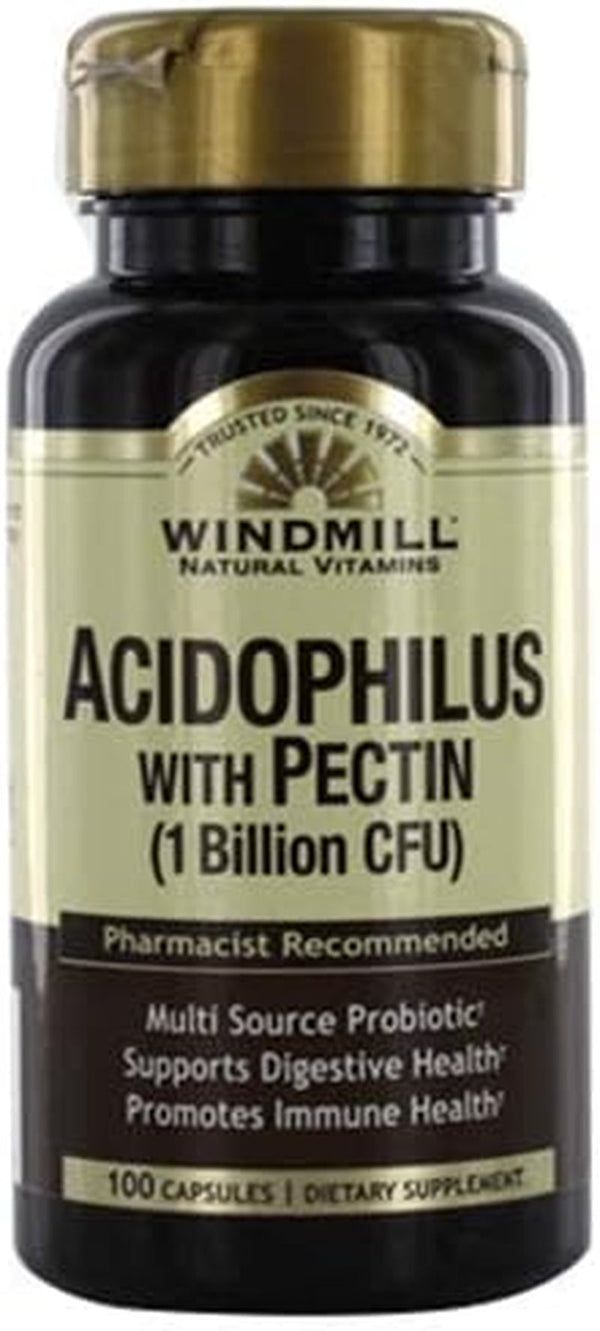 Windmill Acidophilus with Pectin Capsules, 100.0 Count