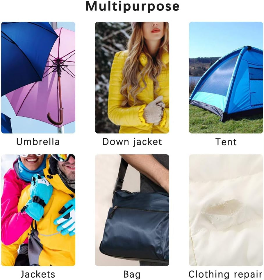 24PCS Self-Adhesive Nylon Repair Patches, 24 Colors Waterproof Lightweight Fabric Repair Patches First Aid Repair for Clothing down Jacket Tent Clothes Sleeping Bag (3.9 X 7.8 In)