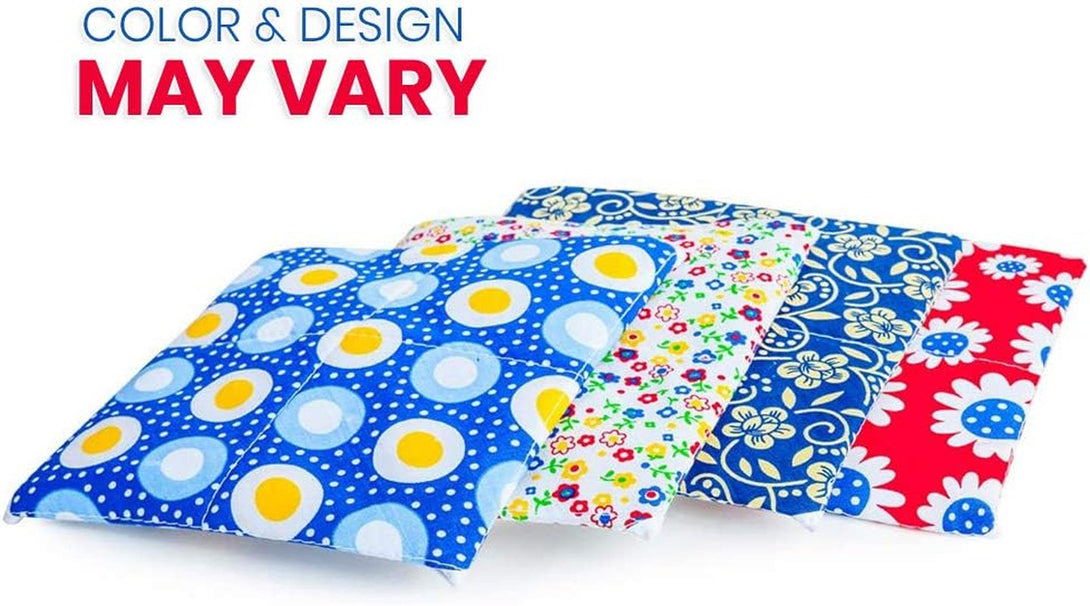 Healthandyoga™ Roti, Tortilla & Breads Covering Cloth - Square Shape Cotton Cloth - Cotton Wrapping Cover