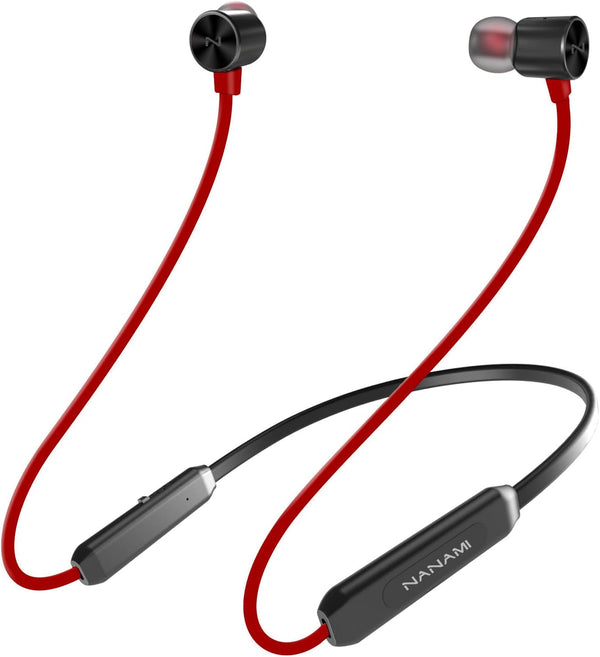NANAMI Bluetooth Headphones Wireless Earbuds Sports Magnetic Neckband Wireless Headsets, Hifi Stereo Deep Bass Bluetooth 5.0 Earphones IPX7 Waterproof with Mic for Gym Workout Running 15H Playtime