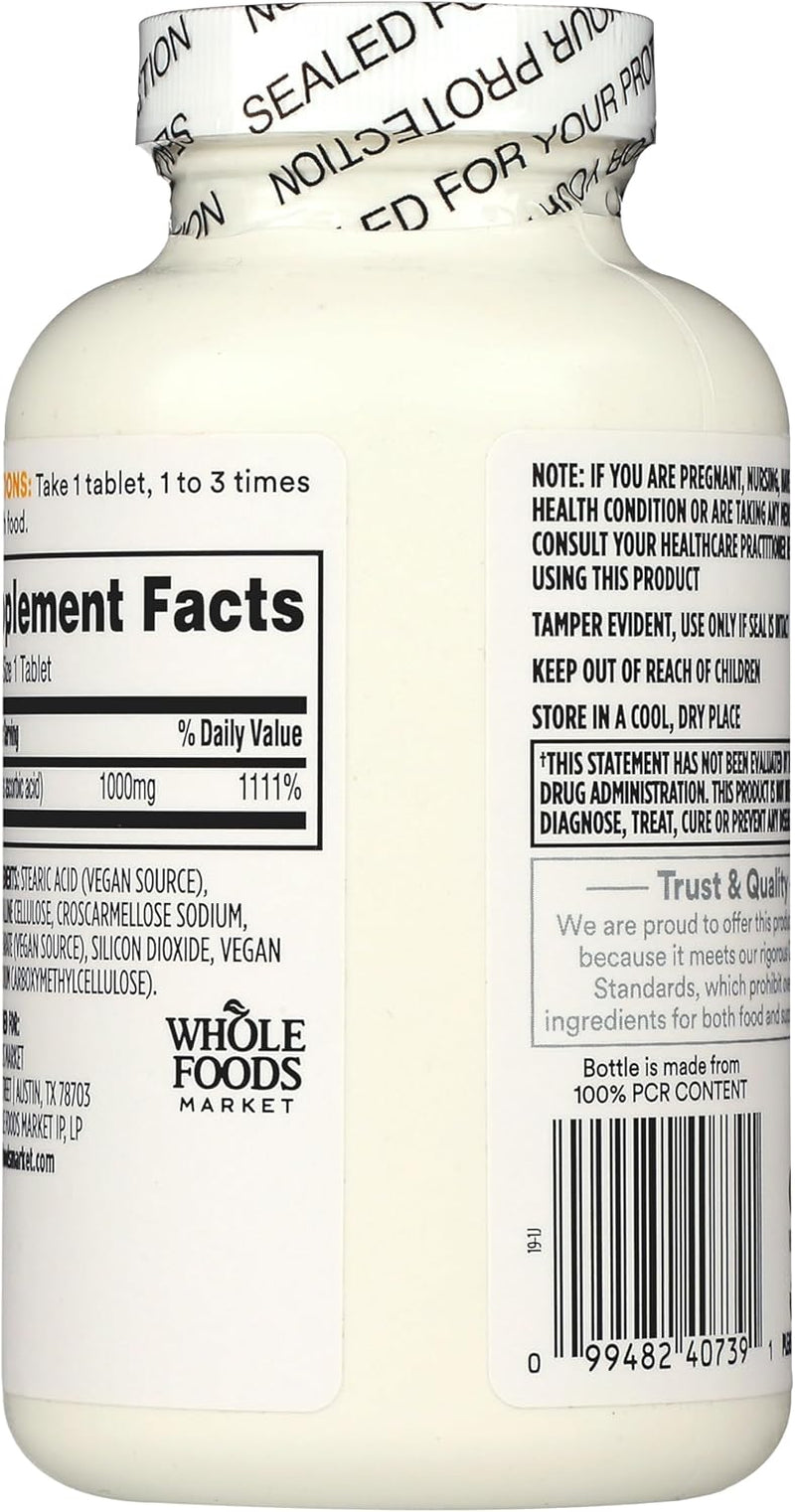 365 by Whole Foods Market, Vitamin C 1000Mg, 250 Count