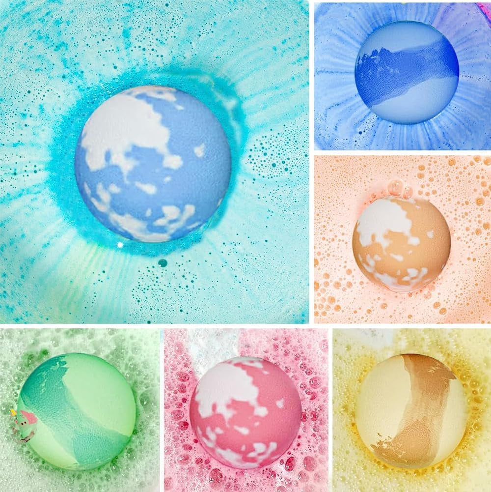 Unicorn Bath Bombs for Girls Kids, 20 Pack Bath Bombs Gift Set With, Handmade Bath Bombs for Girls with Surprise Inside, Birthday Children'S Day Halloween Christmas Gifts