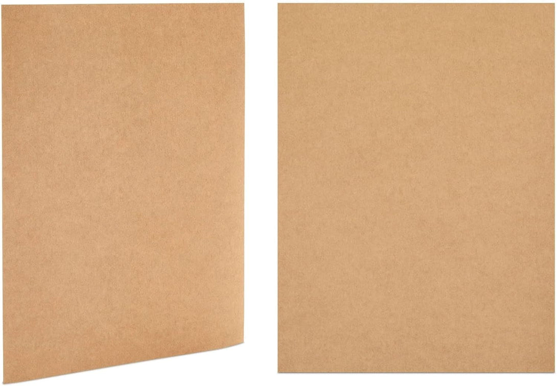 96 Sheets Brown Kraft Paper Cardstock – 8.5X11 Inch, 176 GSM – Ideal for Arts & Crafts, Wedding, Party Invitations, Drawing, DIY Projects, and Scrapbooking Supplies