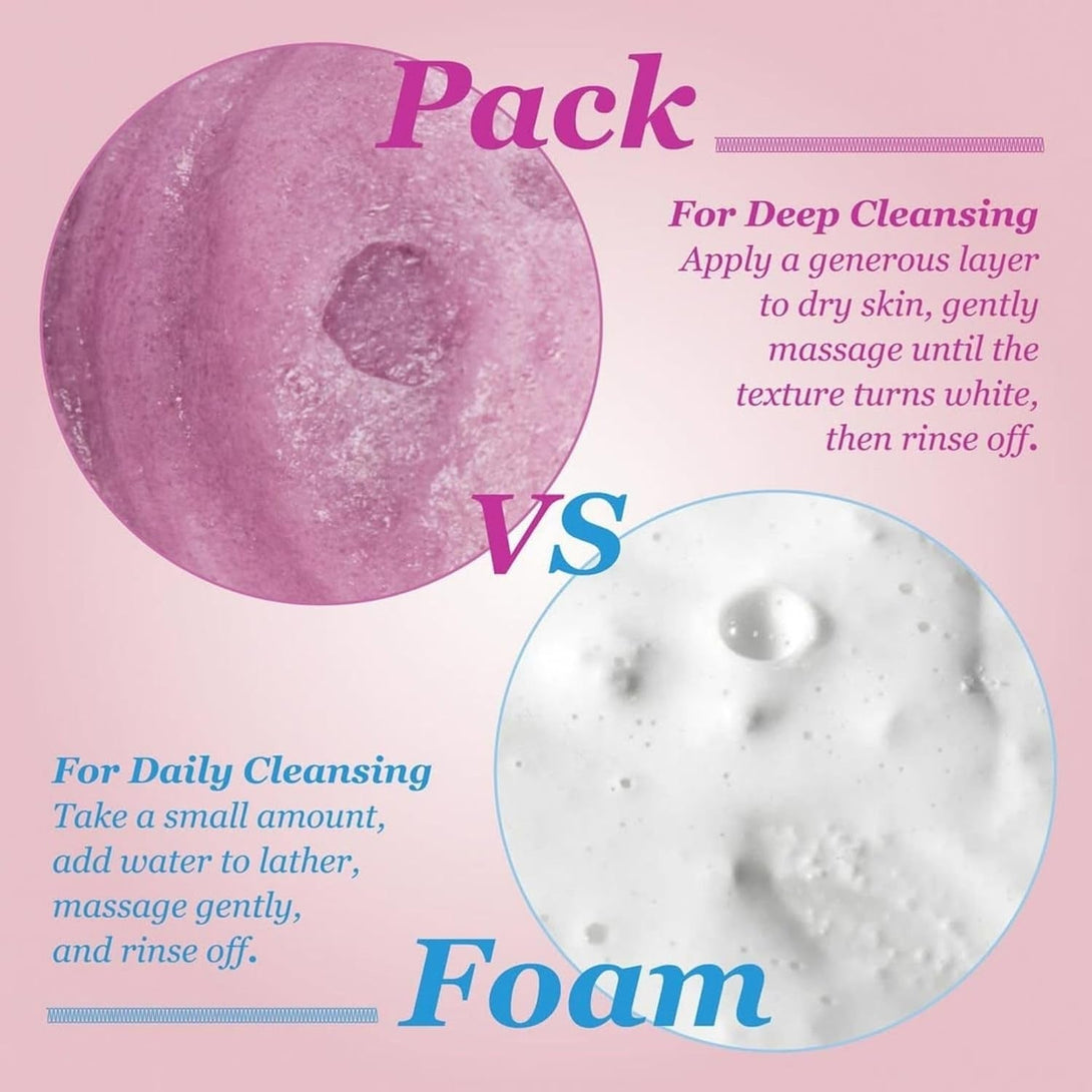 4-In-1 Konjac Jelly Face Cleanser – Gentle Daily Exfoliating, Deep Cleansing, Pore Care & Makeup Removal | Berry Smoothie Texture with Raspberry & Vitamin B+C+E Complex | Dermatologist-Tested