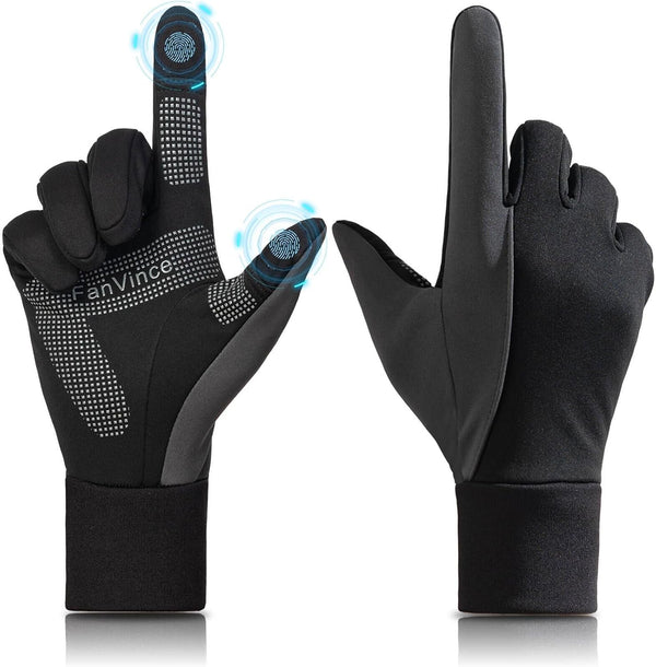 Fanvince Winter Gloves Gifts Men Women - Upgraded Touch Screen Cold Weather Warm Glove for Running Driving Cycling Hiking