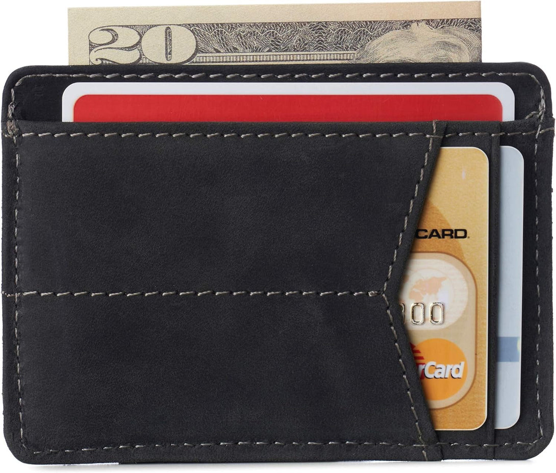 Alpine Swiss RFID Minimalist Oliver Front Pocket Wallet for Men Leather Comes in a Gift Box