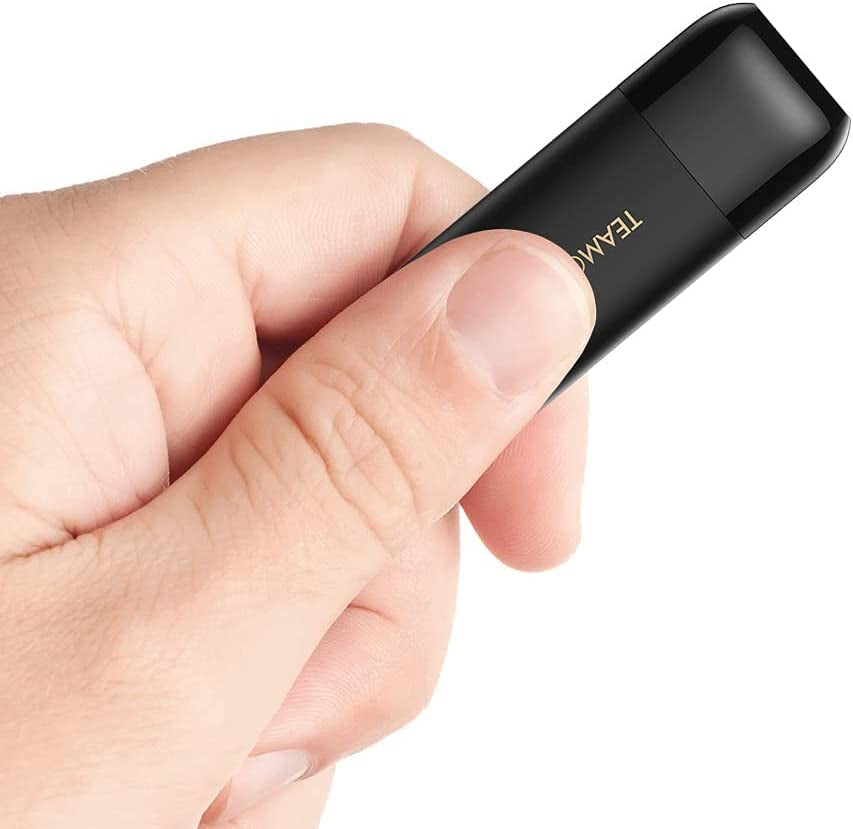 TEAMGROUP C175 256GB 2 Pack USB 3.2 Gen 1 (USB 3.1/3.0) Read 100Mb/S Flash Thumb Drive, External Data Storage Memory Stick Compatible with Computer/Laptop Matte Black TC1753256GB22