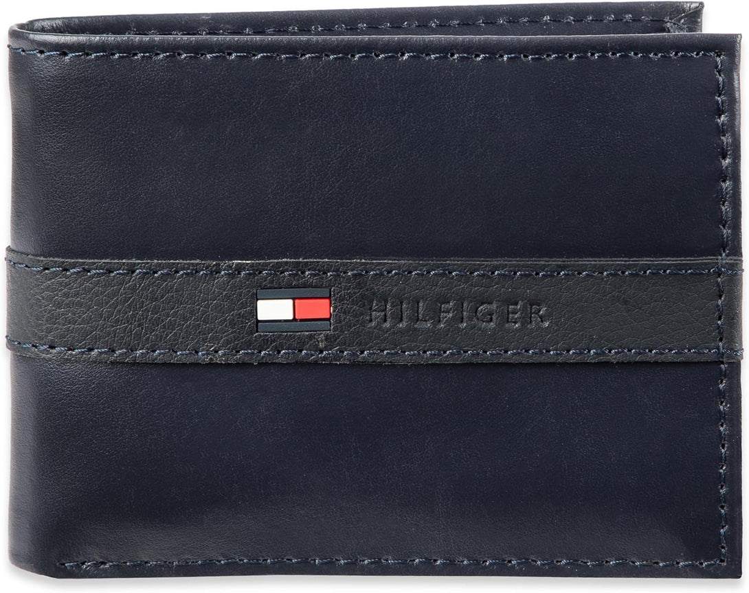 Tommy Hilfiger Men'S Classic Bifold Wallet with ID Window and Multiple Card Slots