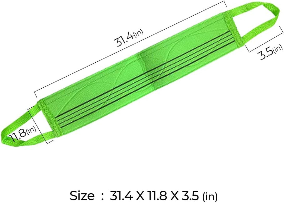 X (3 Pcs) Long Exfoliating Back Washcloth Bath Wash Towel Korean Italy Towel