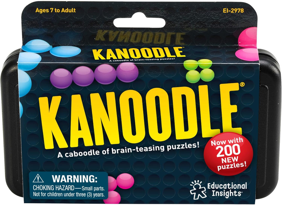 Educational Insights Kanoodle 3D Brain Teaser Puzzle Game, Featuring 200 Challenges, Easter Basket Stuffers for Kids, Gift for Ages 7+