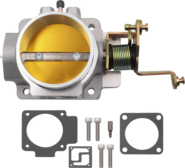 1724 62Mm Throttle Body for High Flow Power plus Series, Replacement for BBK Compatible with 1991-2003 Jeep 4.0L and 1998-2001 Cherokee 4.0L