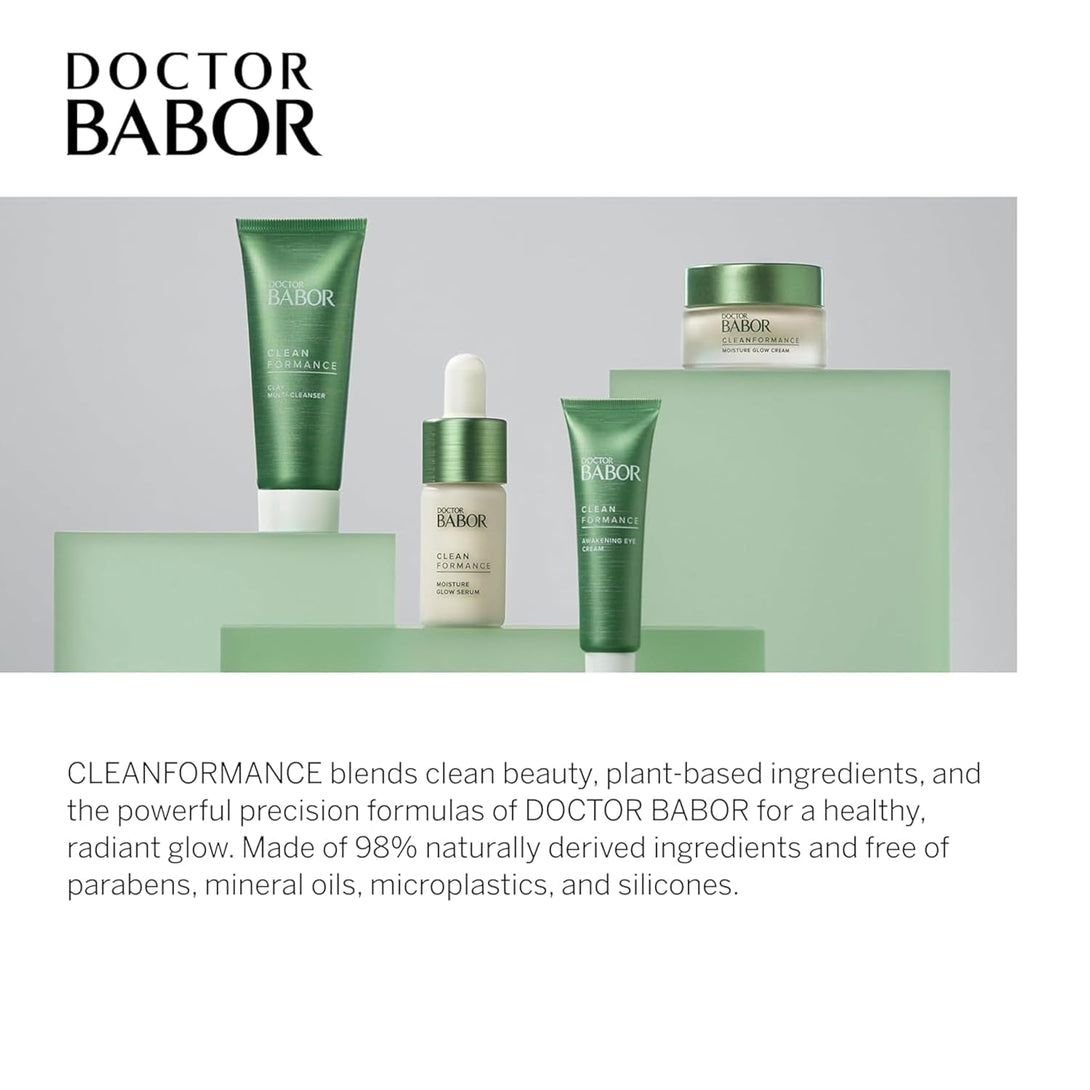 BABOR CLEANFORMANCE Clay Multi-Cleanser, Removes Makeup & Impurities While Gently Cleansing, Leave on as Mask to Balance Skin and Refine Pores, Infused with Kaolin Clay & Probiotics, 1.69 Oz