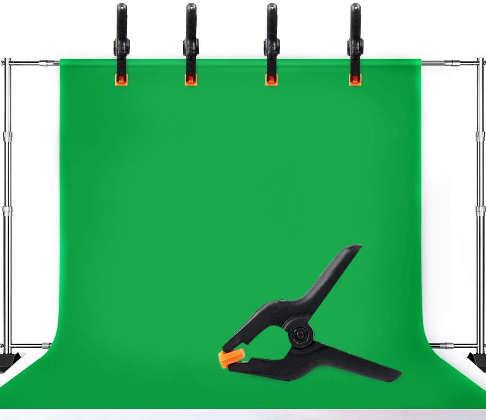 10 Packs of 3.5 Inch Professional Plastic Small Spring Clamps Heavy Duty for Crafts and Backdrop Clips Clamps for Backdrop Stand,Photography, Home Improvement and so On