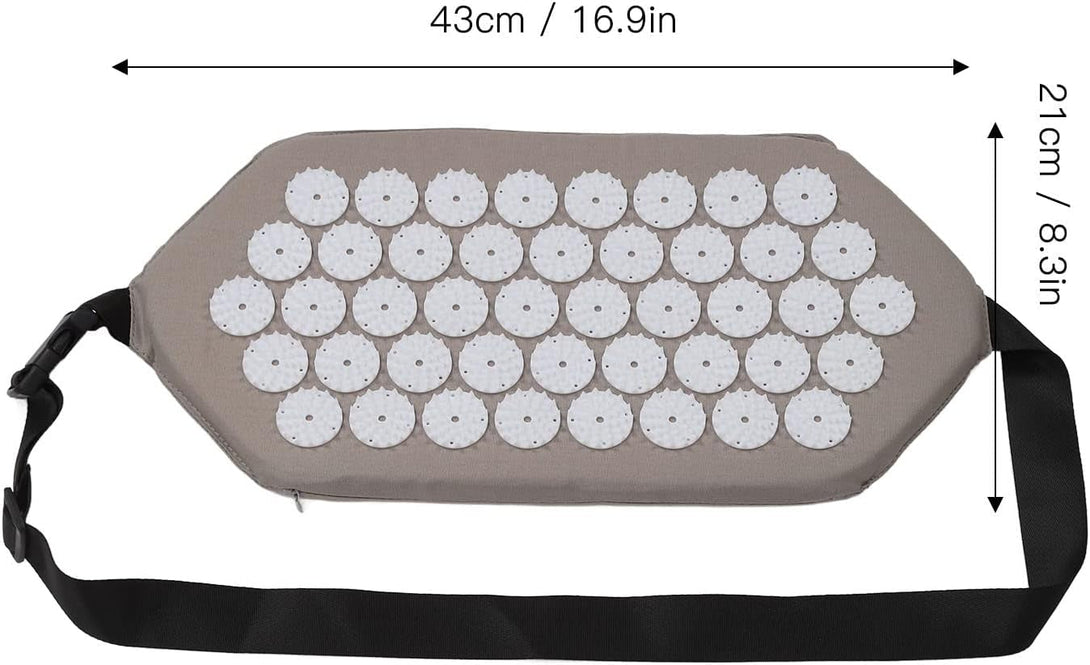Acupressure Belt , Relax Compact Waist Acupuncture Mat Portable Convenient for Indoor