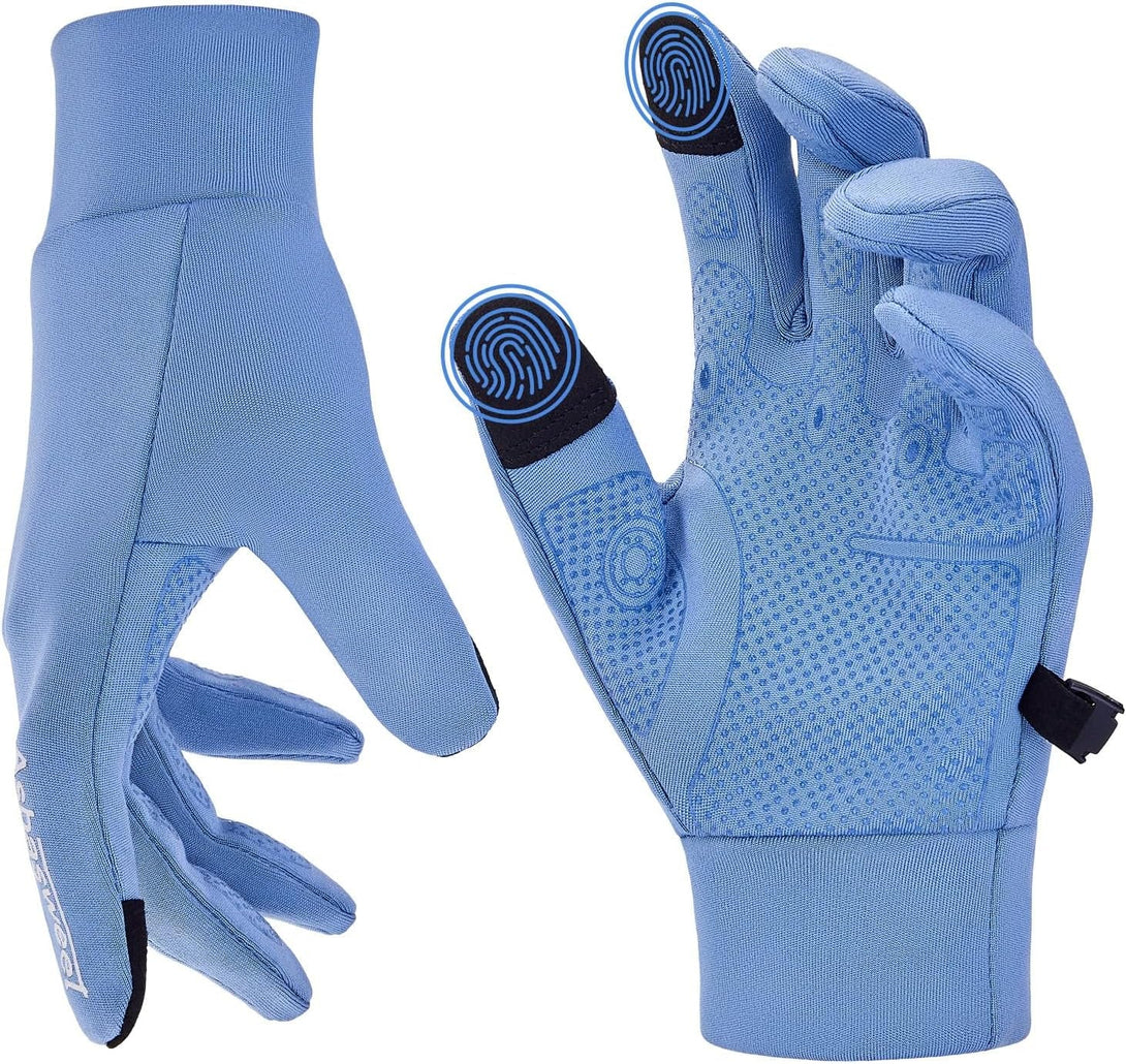 Winter Gloves for Men Women, Touch Screen Glove with Anti-Slip Grip, Thermal Warm Windproof Material & Touchscreen Finger Breathable Comfort, Cold Weather Touchscreen Gloves for Phone Text