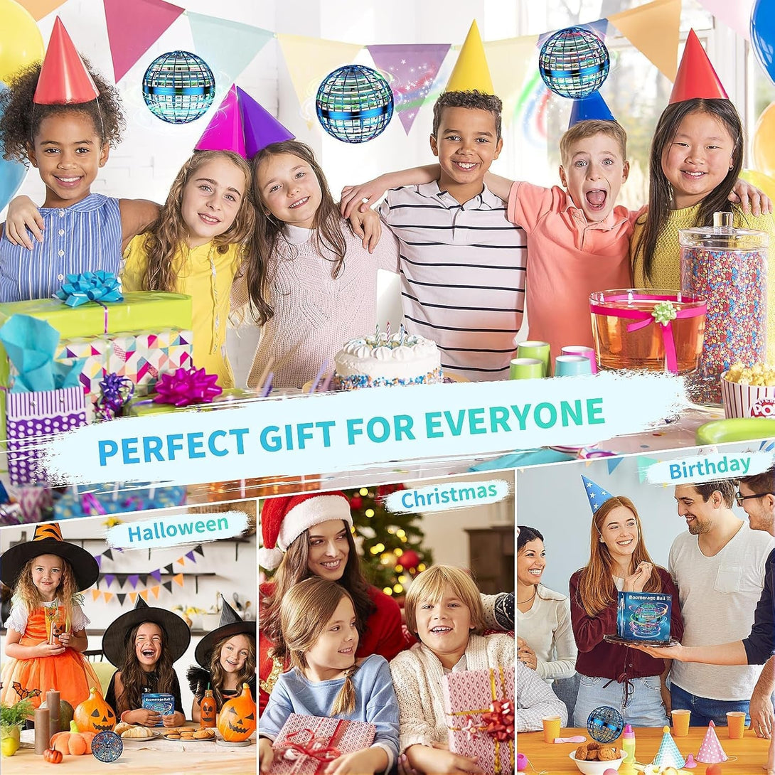 2025 AI Flying Orb Ball Toys, Galaxy Cosmic Globe Boomerang Hover Ball, Hand Drone Orbit, Galactic Fidget Spinning, Birthday Cool Stuff for 6 7 8 9 10+ Year Old Boys Girls Teens Outdoor