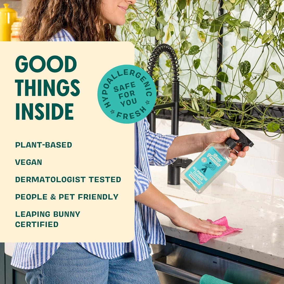 Aunt Fannie'S All Purpose Household Cleaner, Multi-Surface Spray Cleaner, Powered by Vinegar for Kitchen, Bath, Windows and Countertops, Fragrance Free, Pack of 1