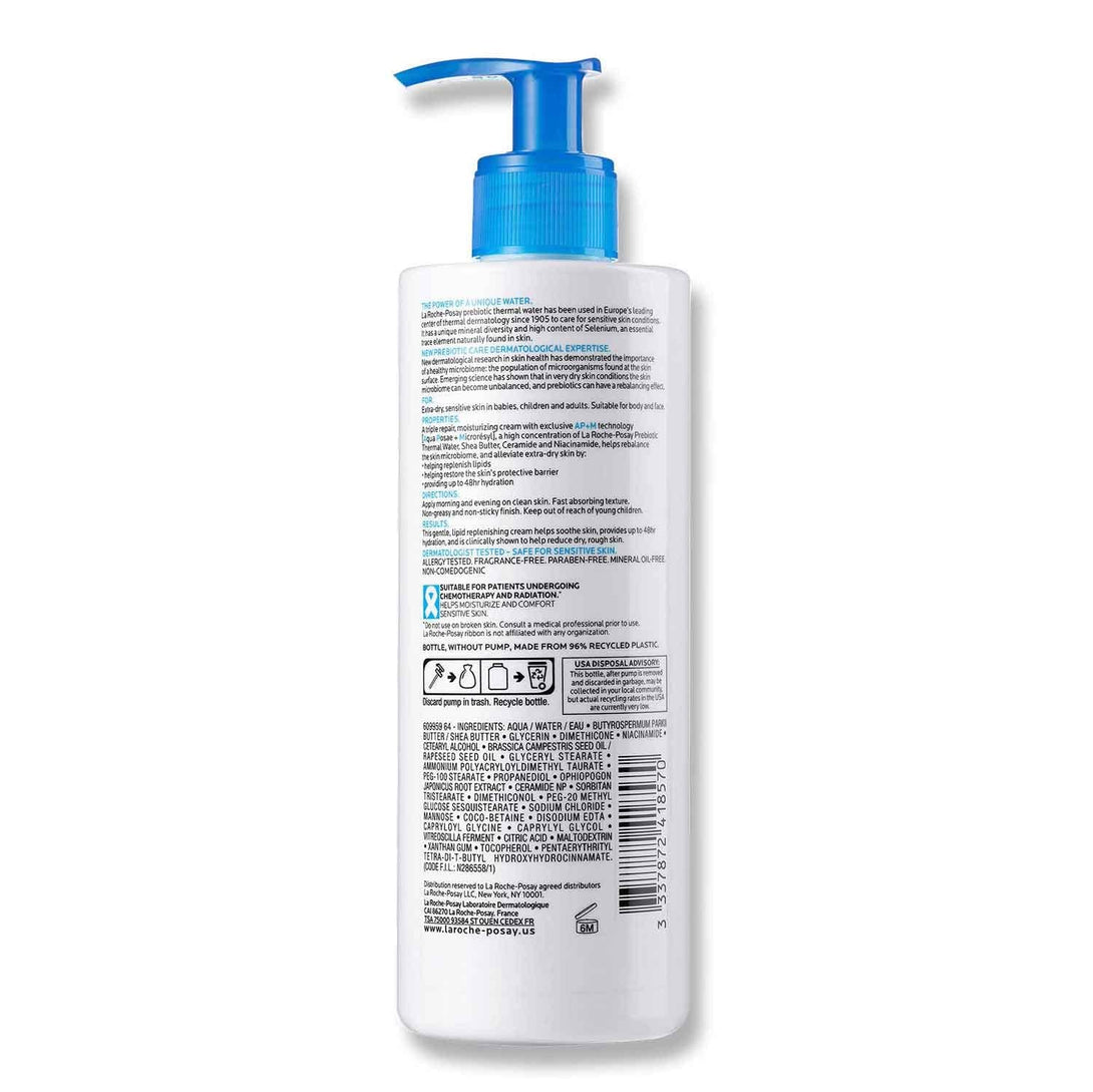 La Roche-Posay Lipikar AP+ Triple Repair Moisturizing Cream | Face & Body Lotion for Dry Skin | Shea Butter & Niacinamide Moisturizer | Gentle Face & Body Cream for Dry, Rough & Sensitive Skin