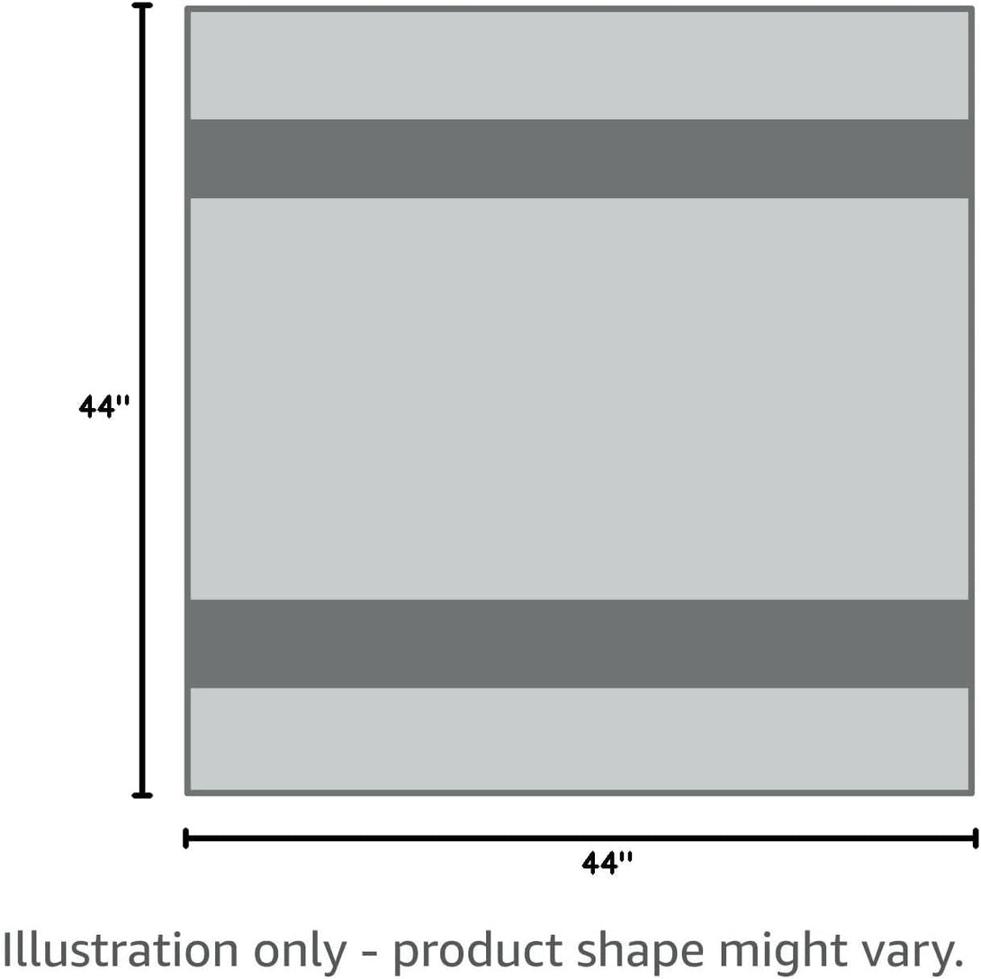 Extra Long Exfoliating Shower Towel Washcloth (Medium Exfoliate) - Dark Gray & Bone - (2 Pack)