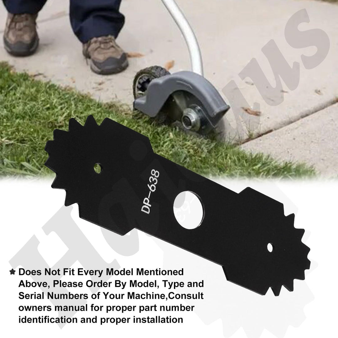 9 Inch 638006008 Edger Blade Compatible with Ho-Melite Ry-Obi Edger, Edger Blade Replacement 638006008 638006007 RY13050 RY13050A RY15518 RY40030 P2300 RY40706VNM S20300 Edger Center Hole 1" (3)