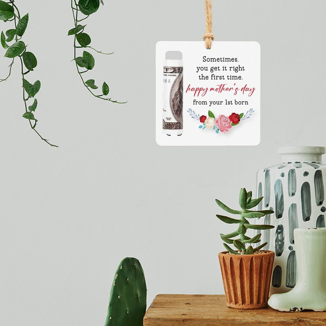 Mothers Day Money Holder First Time Mom Gifts New Mom Gifts Pregnancy Gift for Expecting Mom Birthday Gift Ideas Best Mom Money Holder Decoration