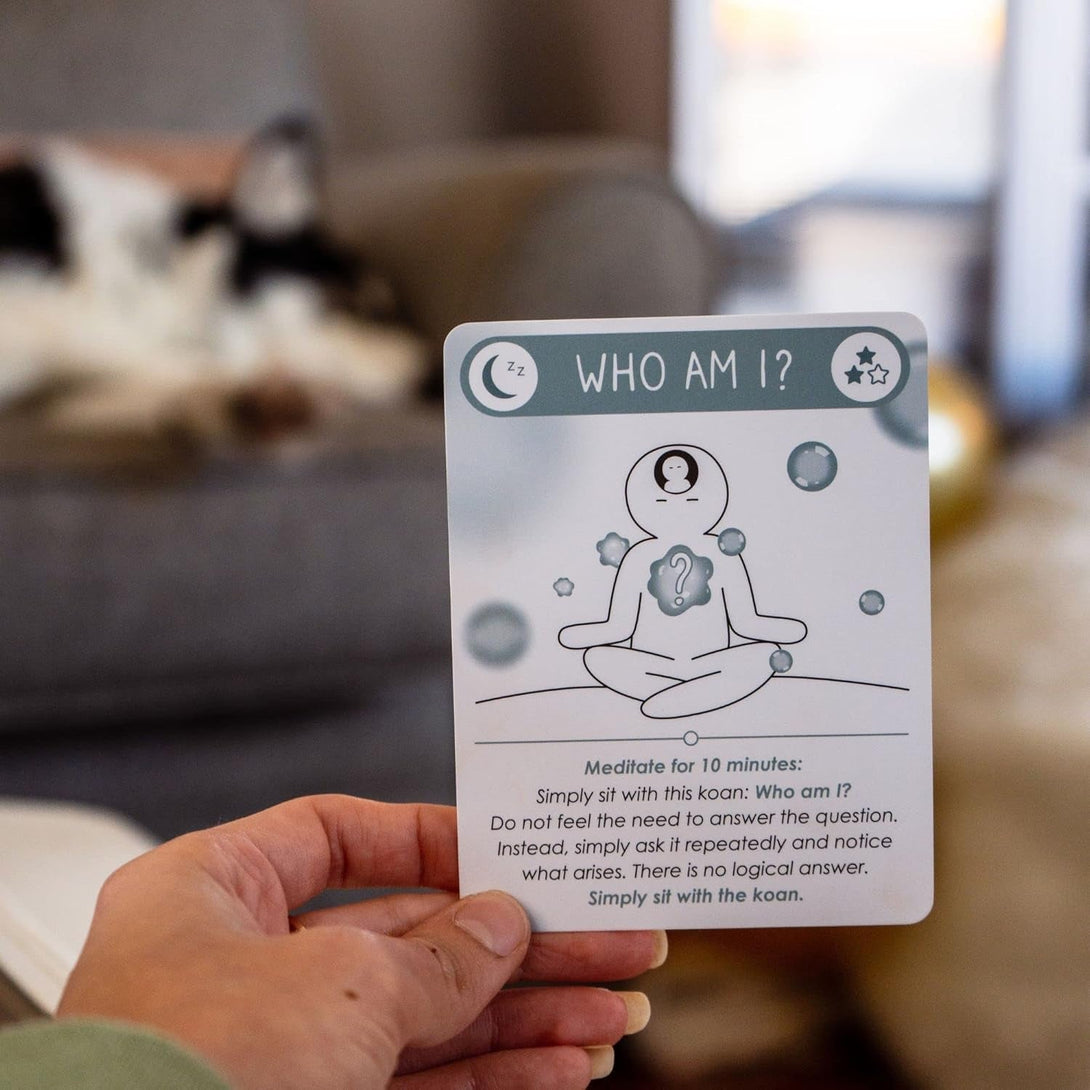 BEST 100 Daily Meditation Cards | Anxiety Relief Item for Relaxation | Self Care Kit for Stress Relief | Perfect Mindfulness Gift for Teens & Adults | Advance beyond Positive Affirmations