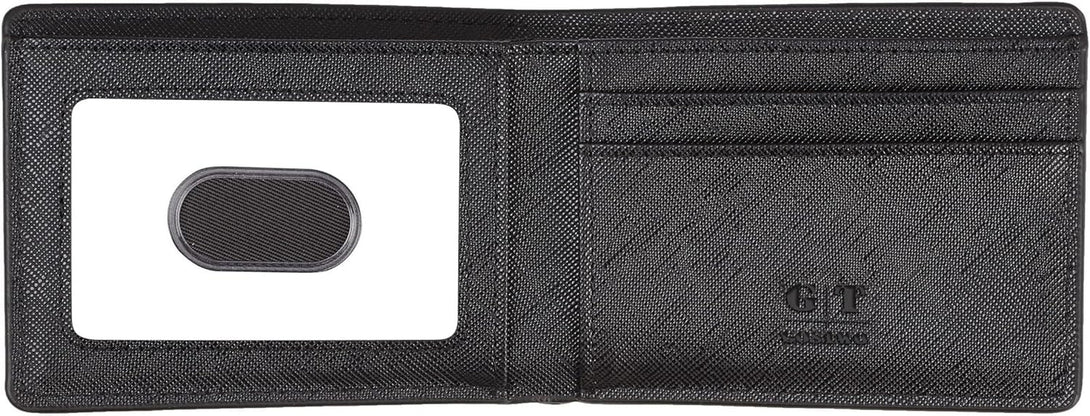 Gostwo Slim Wallet for Men Minimalist Leather ID Window Front Pocket Bifold Wallet
