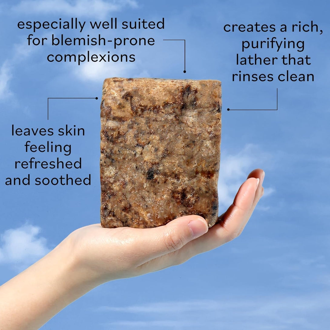 Sky Organics - African Black Soap Bar, 16 Oz - Deep Cleansing Face Wash & Body Wash - Cocoa Pod Ash - Blemish, Oily & Combo Skin - Natural, Vegan & Cruelty Free - Skin Care