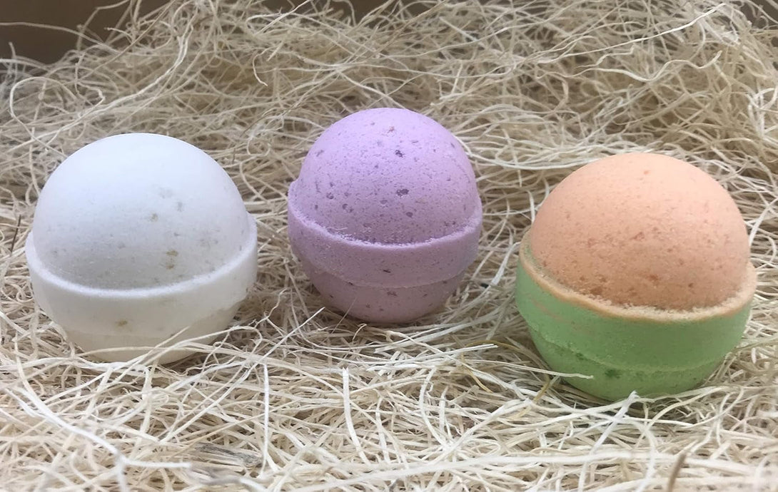 Variety Pack Bath Bombs 2.5 Oz. Each Cocoa Butter and Plant-Based Ingredients Support Refugee Employment in USA (Variety 12 Pack)