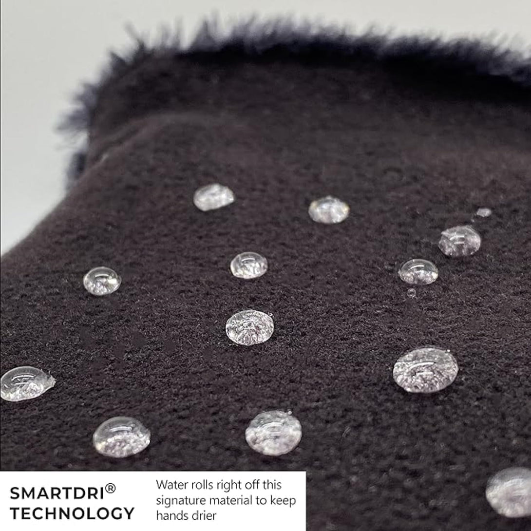 Isotoner Womens Stretch Fleece Gloves with Microluxe Lining and Smart Touch Technology
