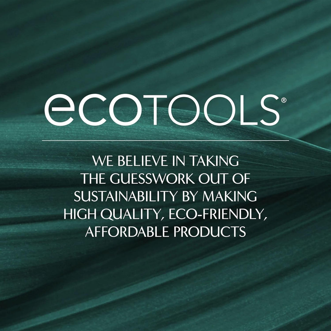 Ecotools 2-In-1 Ecopouf Bath Brush, Loofah Brush for Bath & Shower, with Long Handle & Recycled Netting for Cleansing & Exfoliating, Back Brush for Men & Women, Eco-Friendly & Cruelty-Free, 1 Count